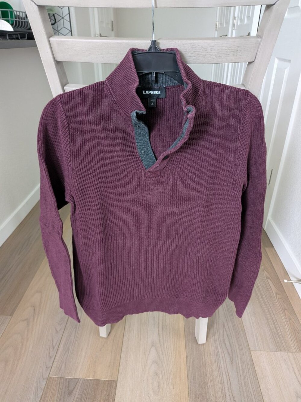 Men's Burgundy Express Sweater
